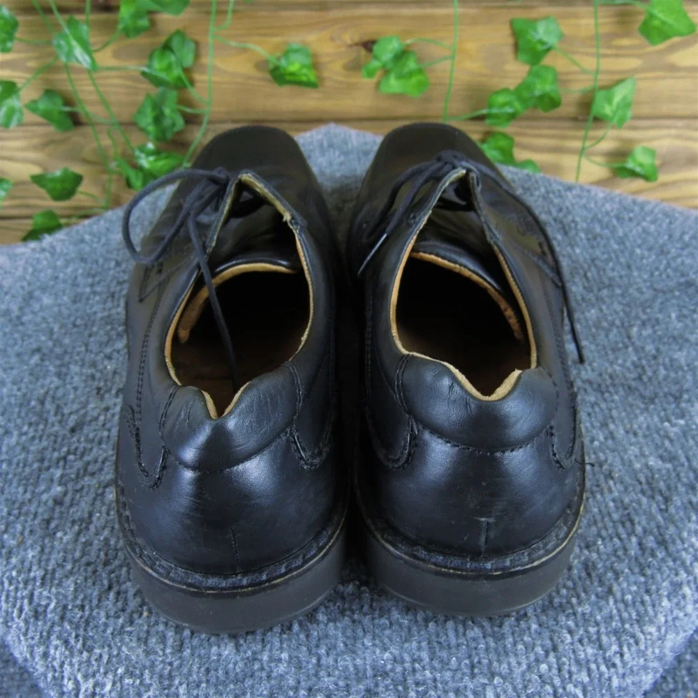 Ecco‎ Men  Derby Oxfords Black Leather Size 42 Medium  Used 2025